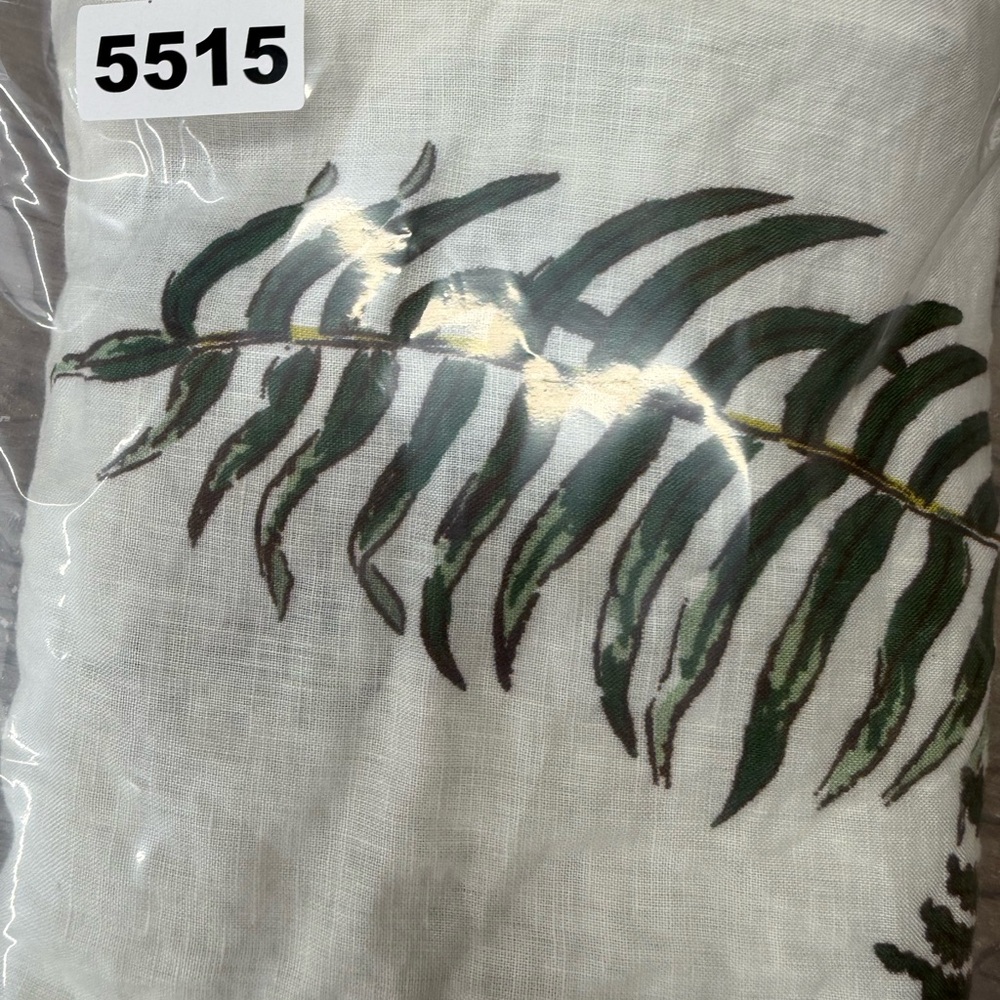 Anthropologie Botanical Leaf Palm Fern Pattern Blouse size small - Picture 6 of 6
